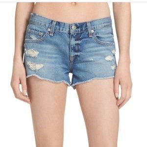 Rag and Bone Distressed vintage cut-off short